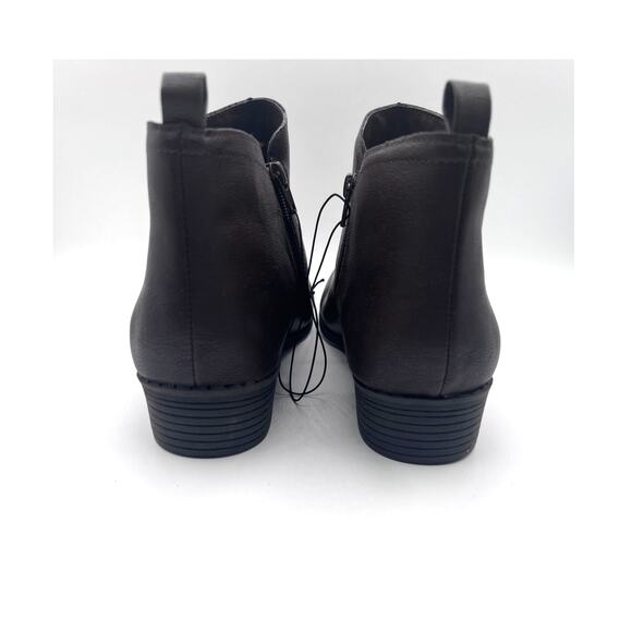 SUN+STONE 'CADEE' ANKLE CASUAL BOOTIES BROWN WOMENS 12M NEW - Picture 6 of 12